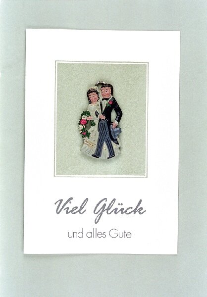 Geschenkkarte "Viel Gl&uuml;ck und Alles Gute"
