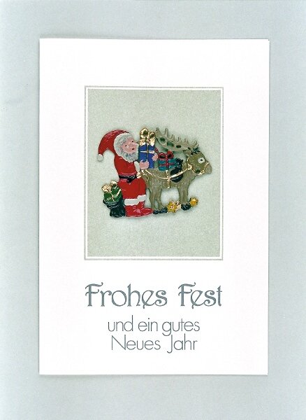 Geschenkkarte "Frohes Fest/gutes Neues Jahr"